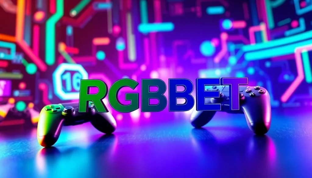 Engaging RGBET logo representing gaming innovation with vibrant colors and modern design.