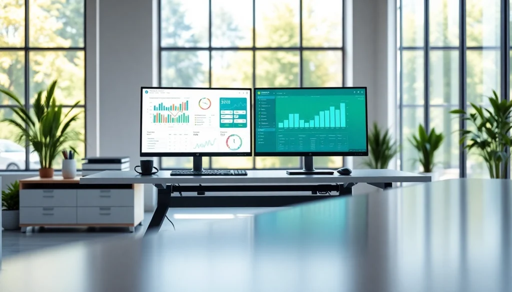 View of https://awin68.cloud/ showcasing a modern digital workspace with technology solutions.