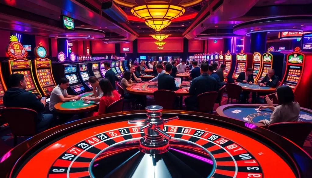 Players engaging at a vibrant casino showcasing excitement and strategies, featuring betting slips labeled e28.